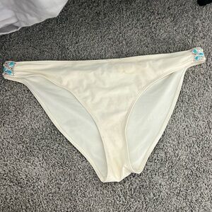 White & Blue Gem Bikini Bottom